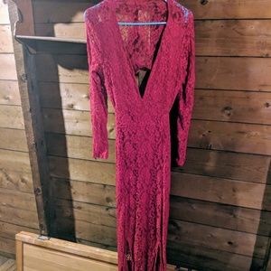 Venus Red lace dress